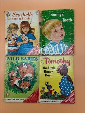 Rand McNally Start-Right Elf 4 Book Lot Vintage Children's Books Tommy's Tooth